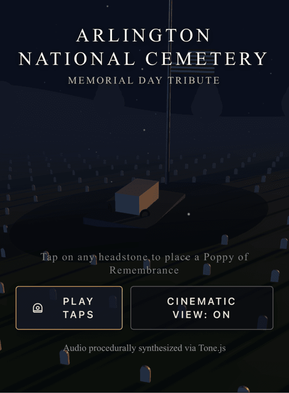 Memorial Day - Arlington National Cemetery Tribute