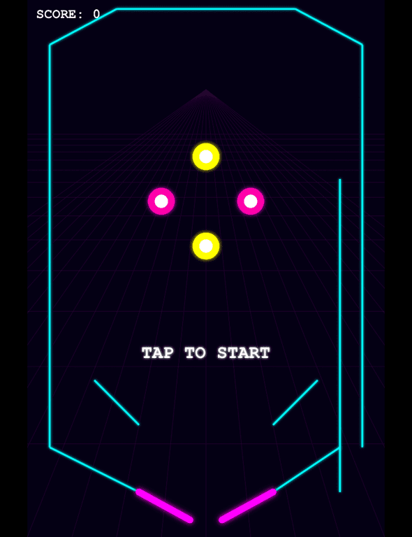 Neon Synthwave Pinball