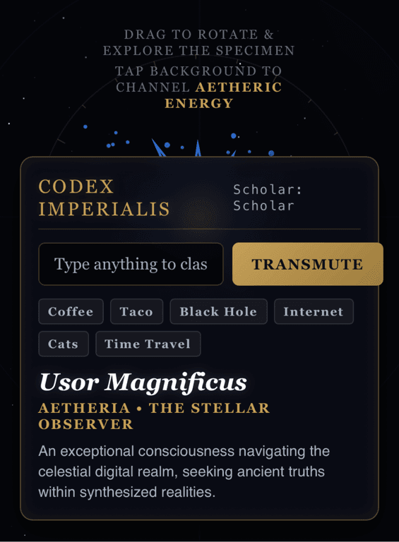 Codex Imperialis - Latin Bestiary & Encyclopedia