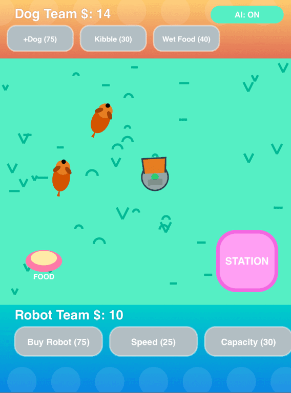 Robot vs Dog