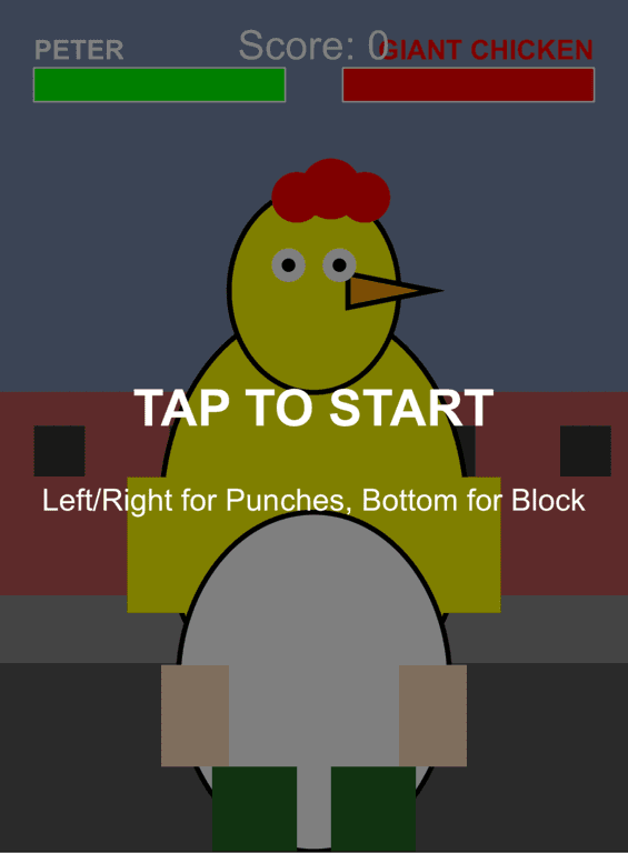 Peter vs Giant Chicken: Punch Out