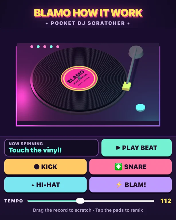 BLAMO HOW IT WORK — DJ Scratcher