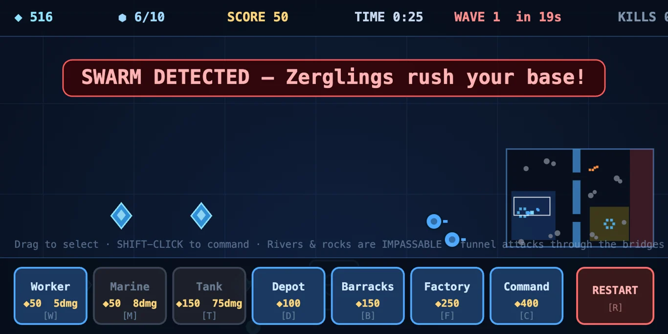 Zerg Assault — RTS