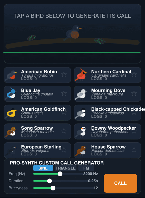 Bio-Acoustic Bird Caller