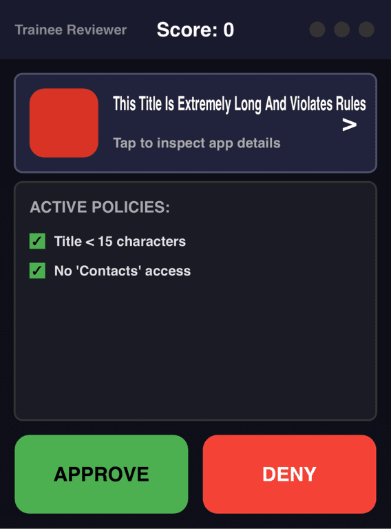 App Review Simulator