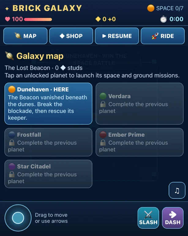 Brick Galaxy: Arena Run