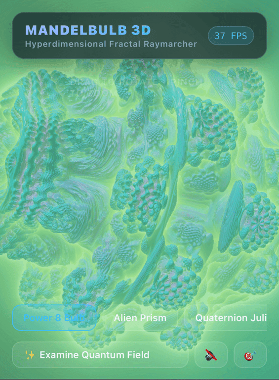 Beyond Mandelbrot 3-D