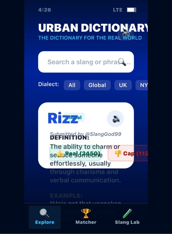Urban Dictionary - Slang Master