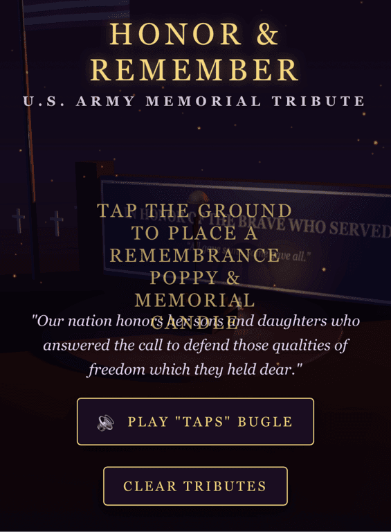 Memorial Day Tribute - US Army