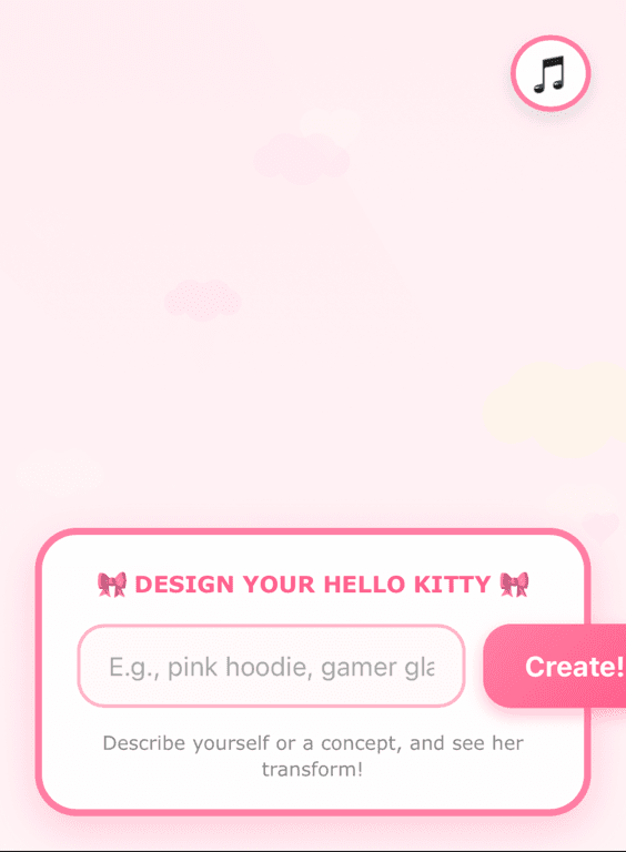 Create Your Hello Kitty Character