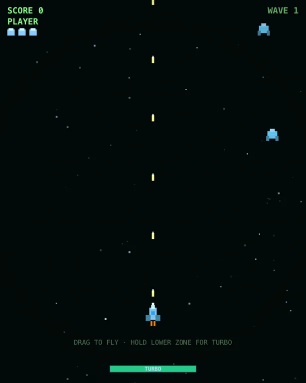Alien Saucer CRT Shooter