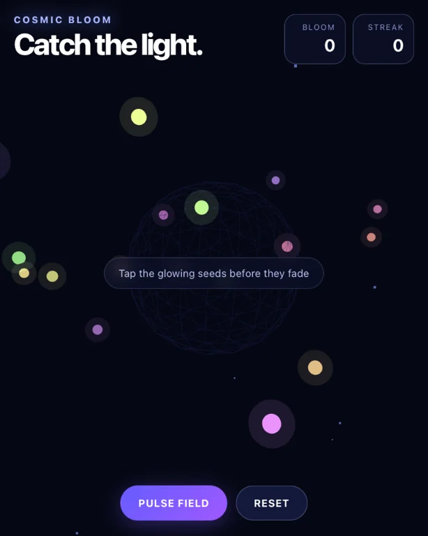 Cosmic Bloom