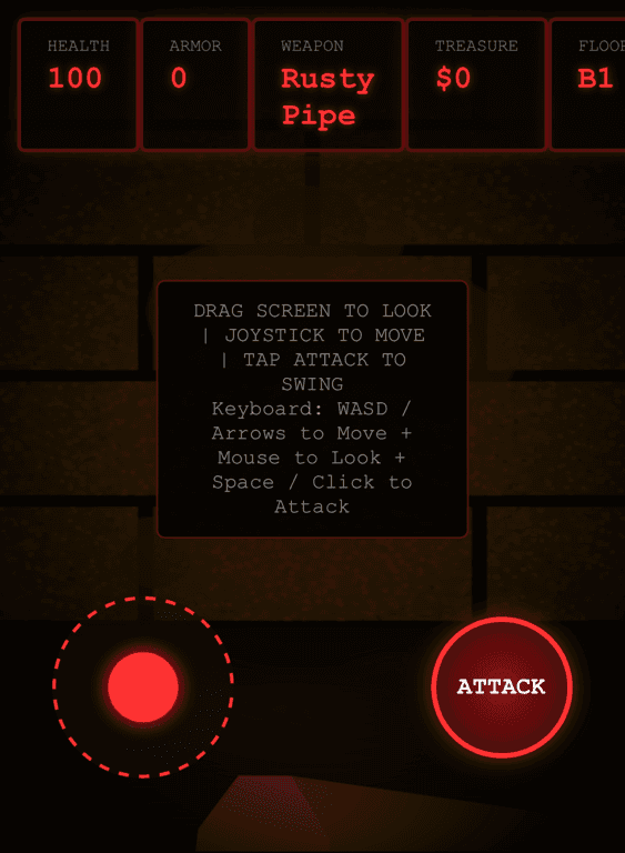 Underground Horrors: Procedural Dungeon Crawl