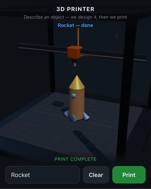 3D Printer Simulator