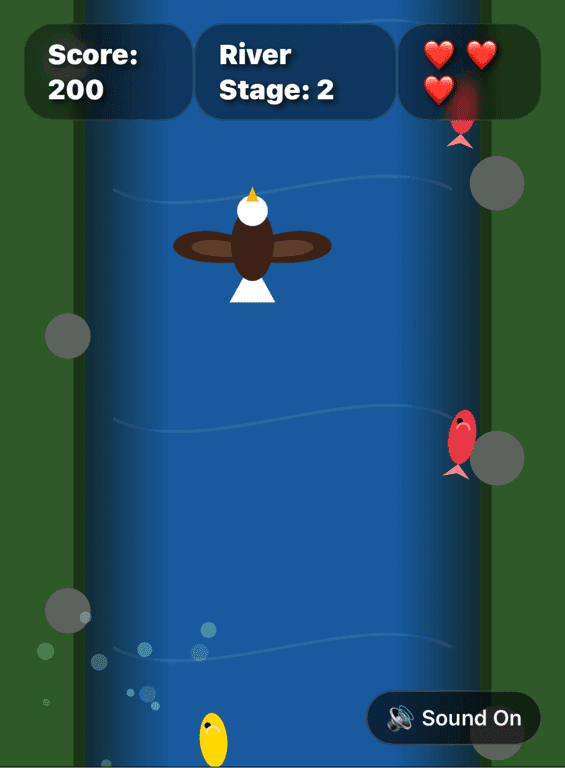 Eagle vs Salmon - Upstream Challenge