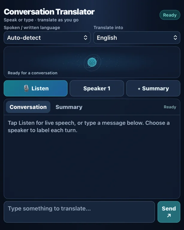 Live Conversation Translator