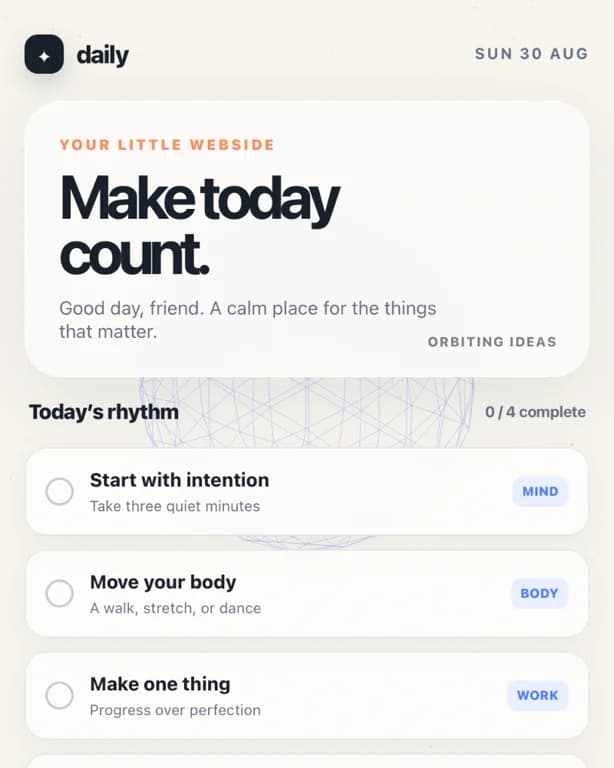 Daily — Webside