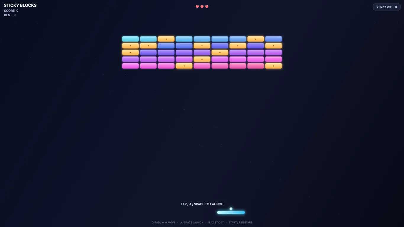 Sticky Blocks
