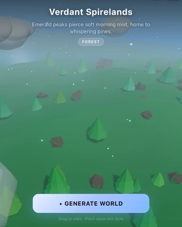 World Gen with AI