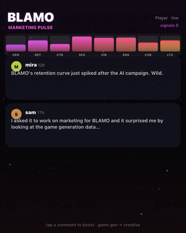 BLAMO — Marketing Pulse
