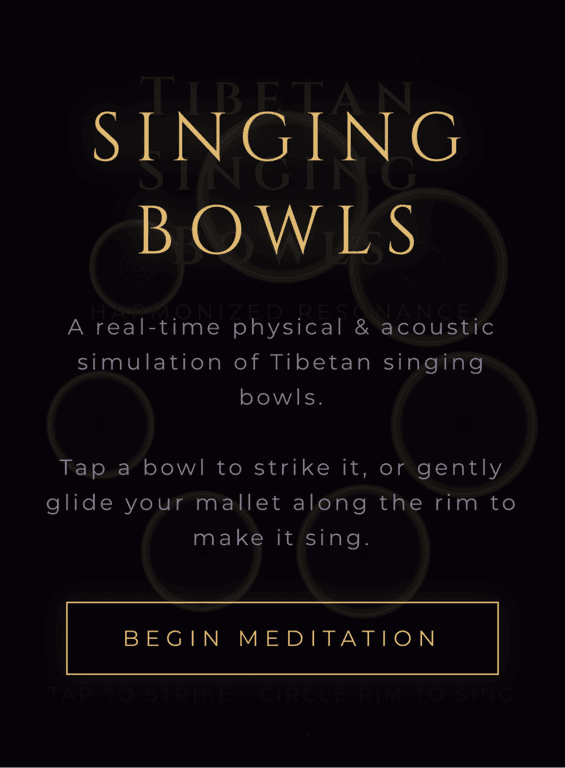 Tibetan Singing Bowls - Meditative Experience