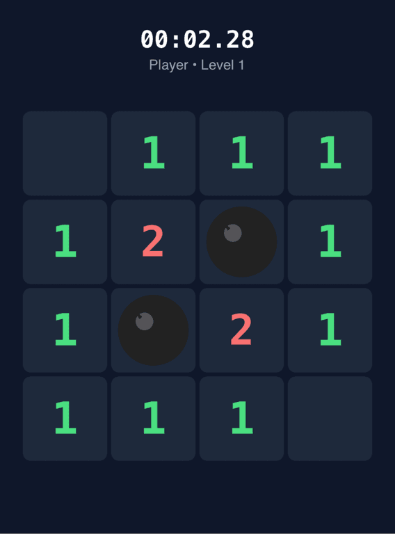 Reverse Minesweeper