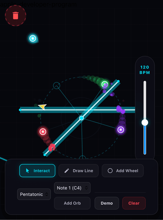 OrbSynth - Bouncing Music Maker